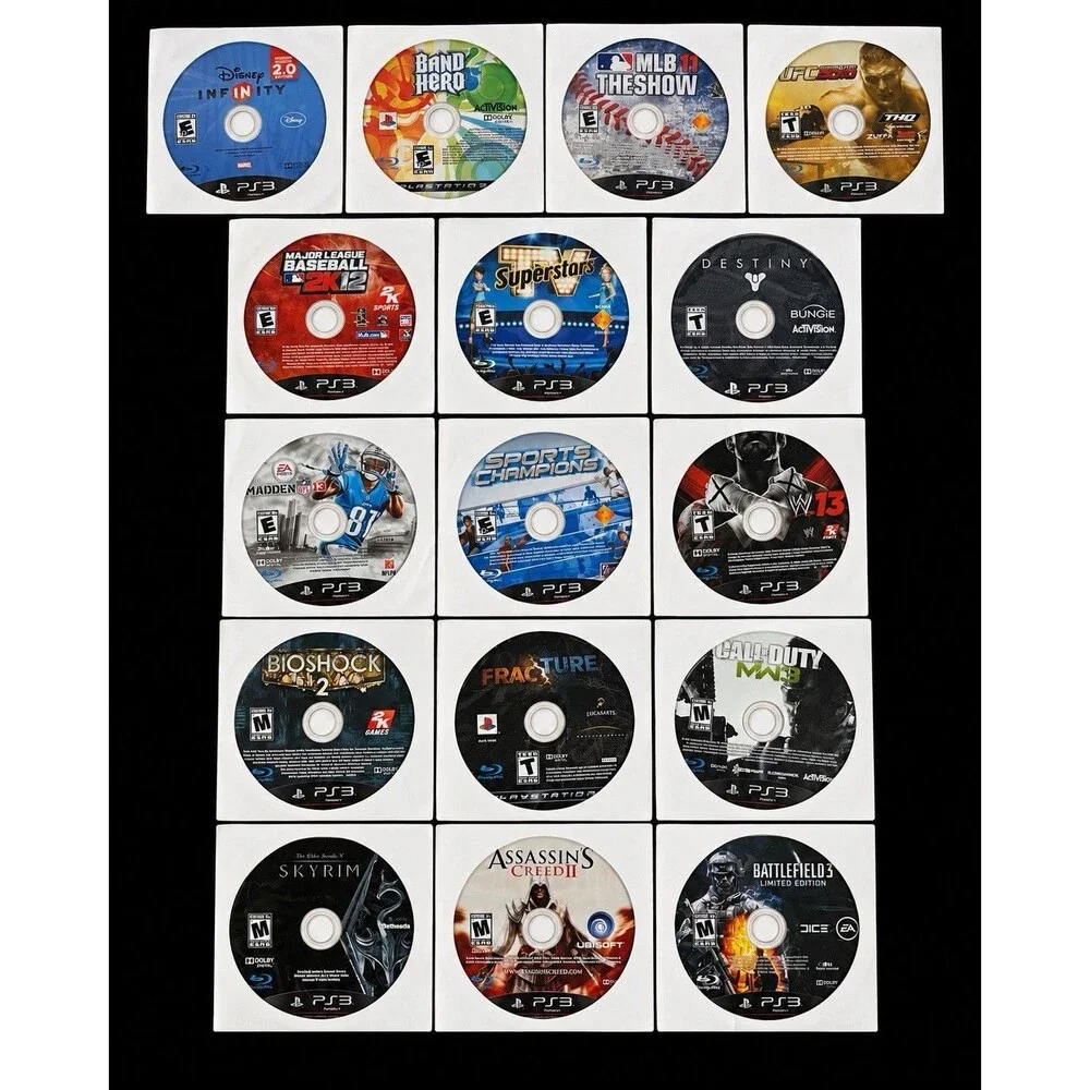 Sony PlayStation 3 CECH-2001A Console Bundle w/ 2 Controllers Move Games HDMI
